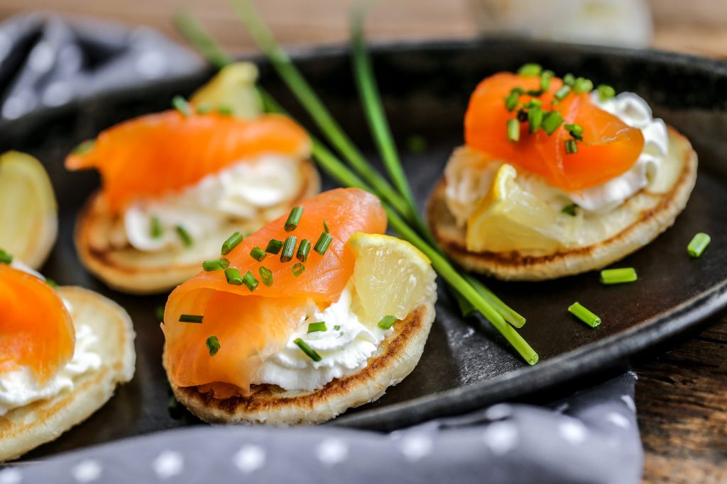 Receta de los Mini Blinis