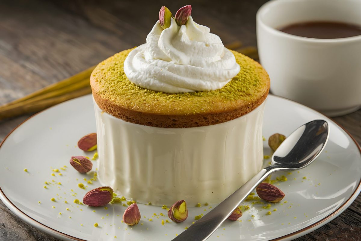 Soufflé de Chocolate y Pistacho: Receta